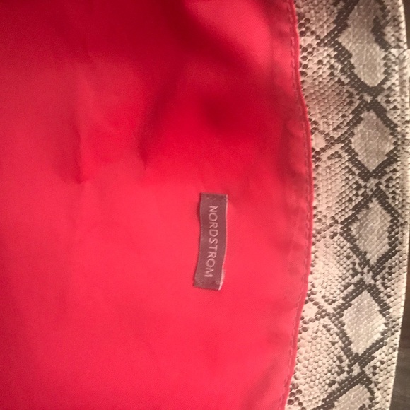 Nordstrom Vegan Python Print Tote - Picture 4 of 6